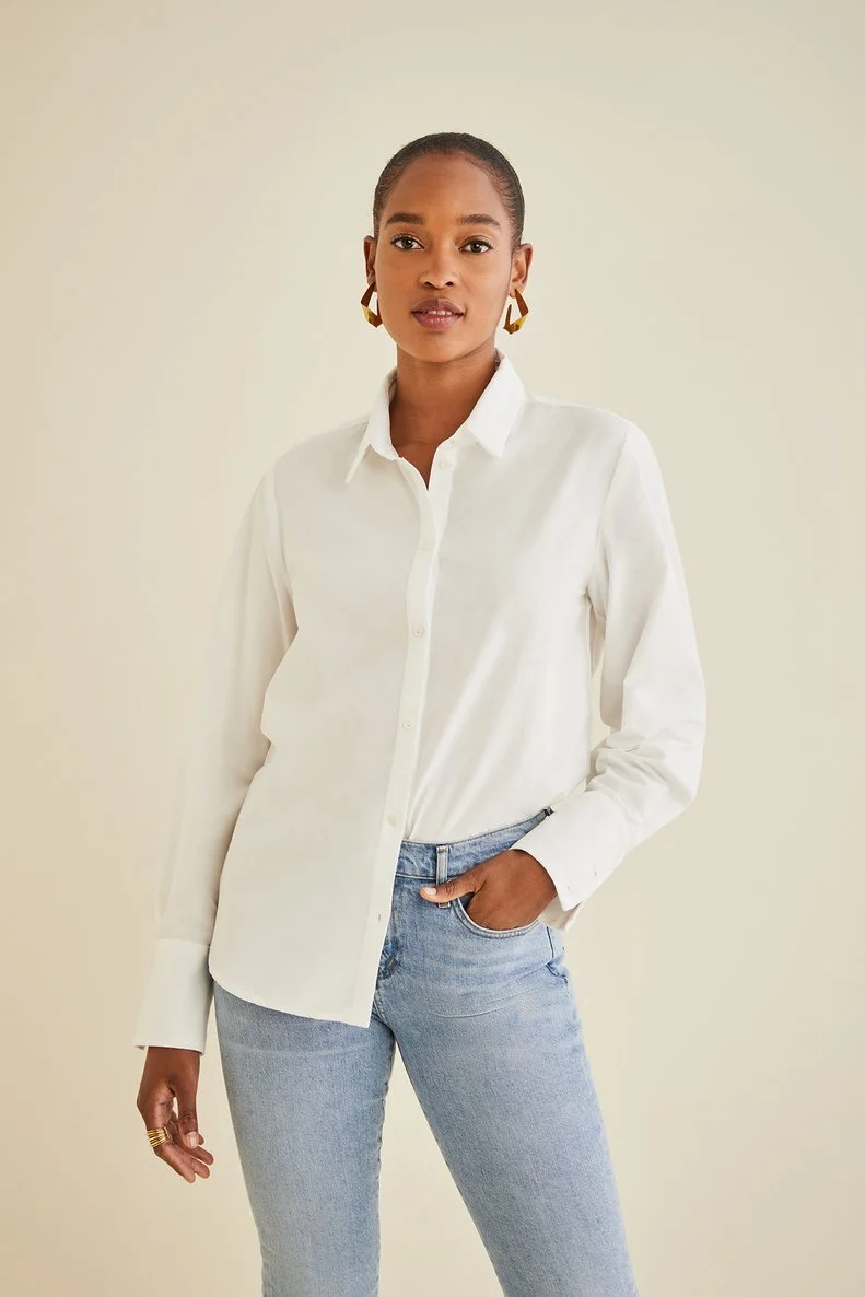 Dress white blouses cheap